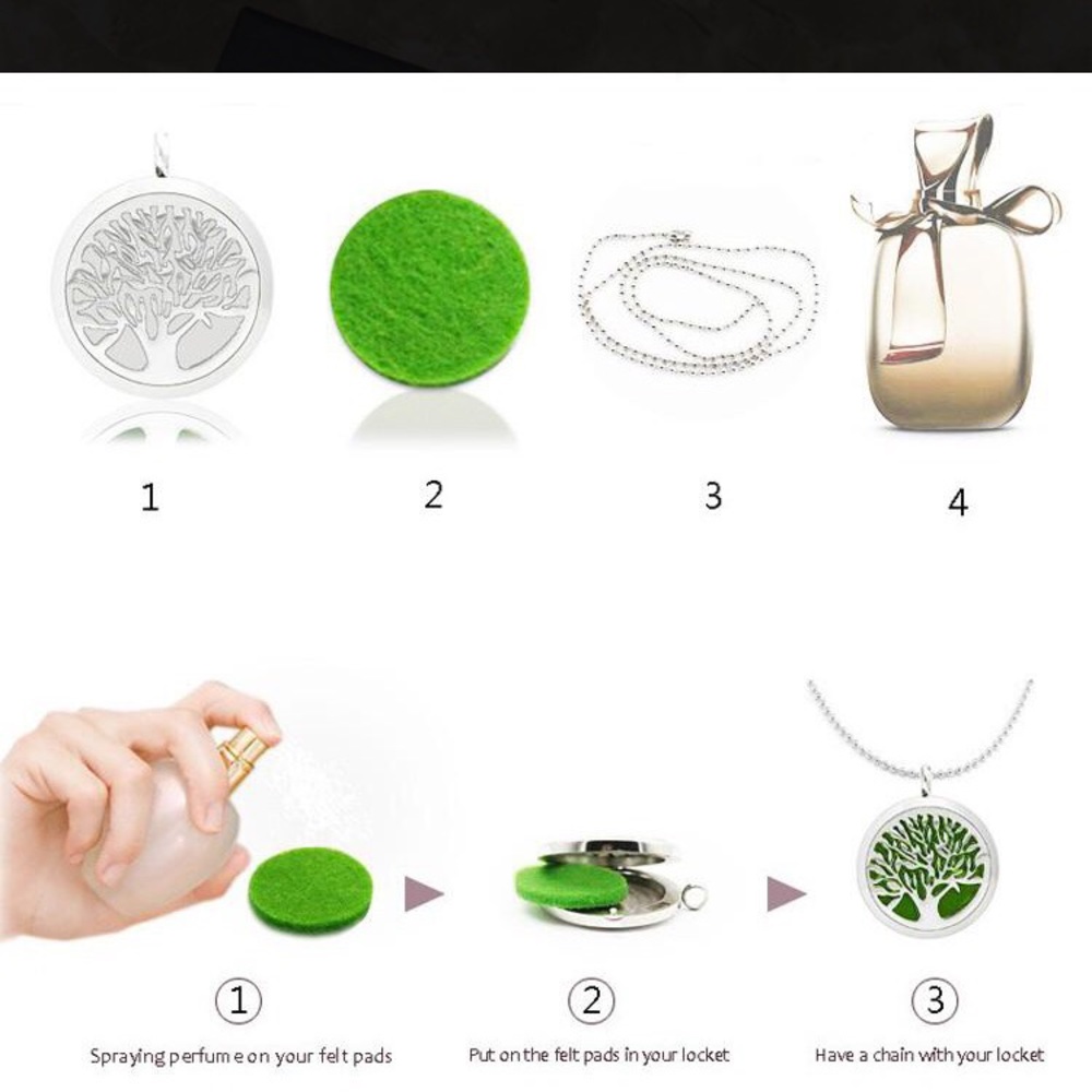 Butterfly Aromatherapy Diffuser Locket - Picture 4 of 6